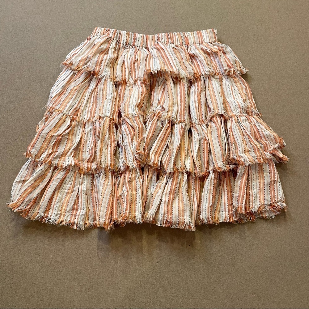 Poppet & Fox Ruffle Tiered Skirt Size 10